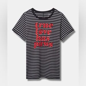 TORRID “True Love Has Paws” Everyday Cotton Jersey Crew Neck Tee